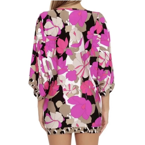 TRINA TURK Lynx Swim Tunic Sarong Coverup Size Medium NWT - Picture 2 of 6